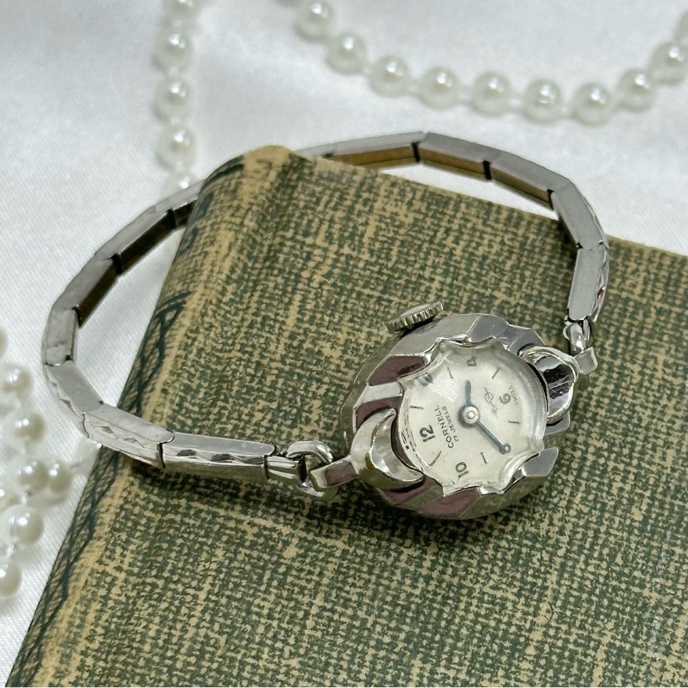 10K RGP Silver Cornell 17 Jewels Wind-Up Watch